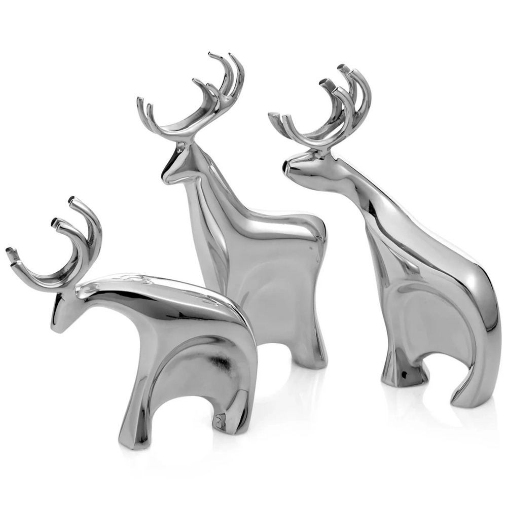 Nambe 2010 Blitzen 3 Piece Set #MT0384 New in Original Packaging